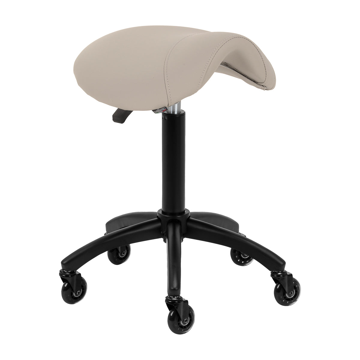 Taburete de silla de montar ajustable Gabbiano D032 Beige