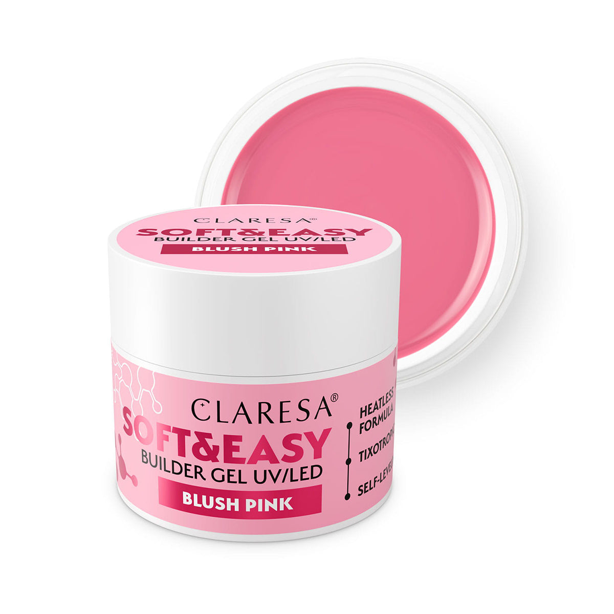 Gel constructor Claresa Soft&Easy rosa rubor 90g