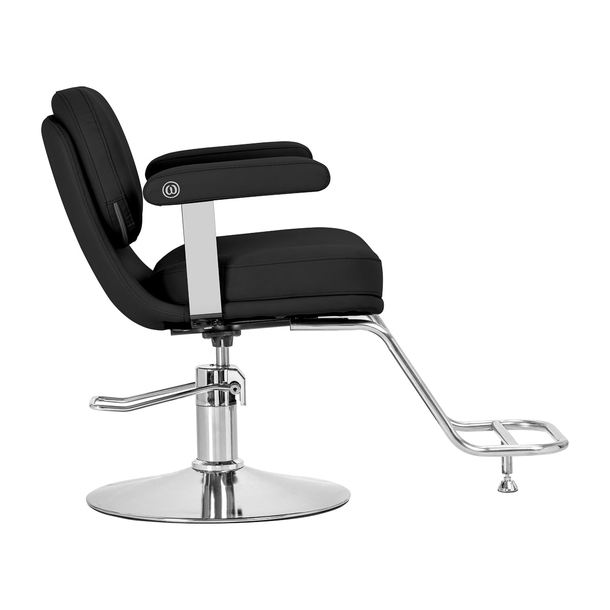 Sillón de peluquería Omega Astra Negro
