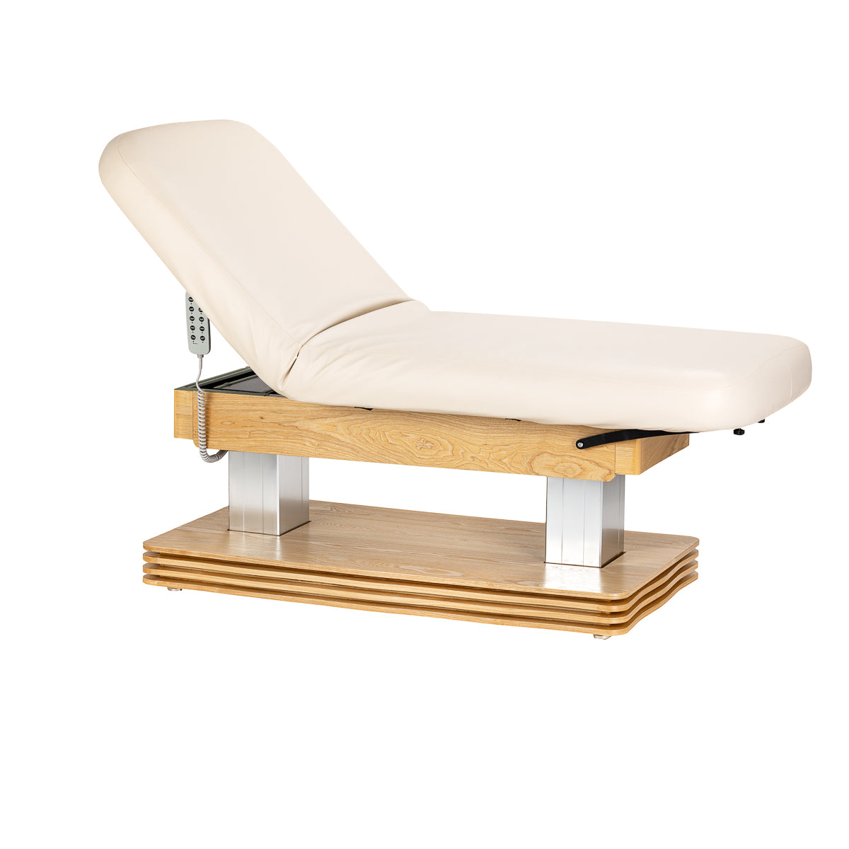 Camilla de masaje eléctrica Sillon Comfort Crema-Marrón claro