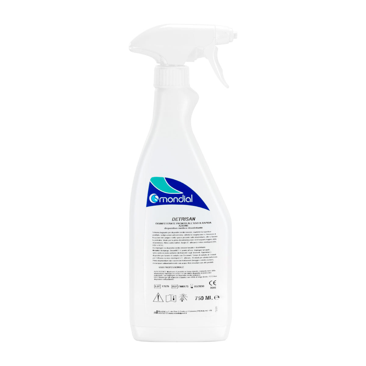 Mondial DETRISAN spray para la desinfección de dispositivos no invasivos