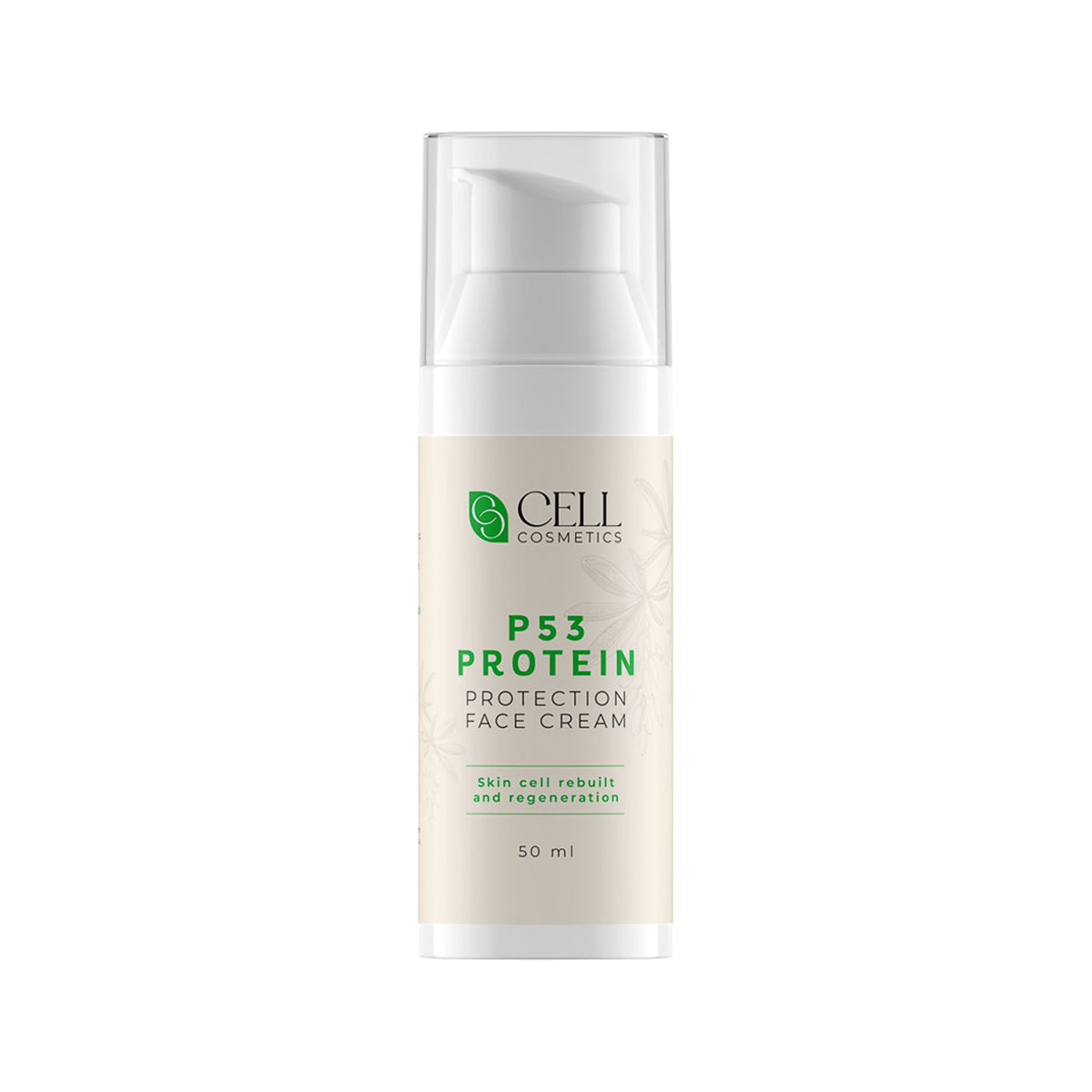 CELL COSMETICS Crema Facial Protectora – Proteína P53 50 ml