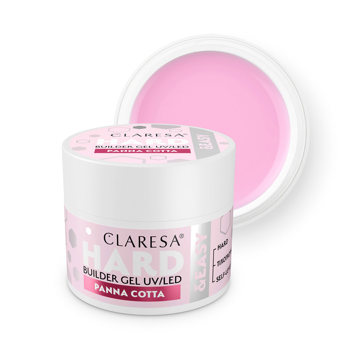 CLARESA GEL CONSTRUCTOR DURO Y FÁCIL PANNA COTTA 45g