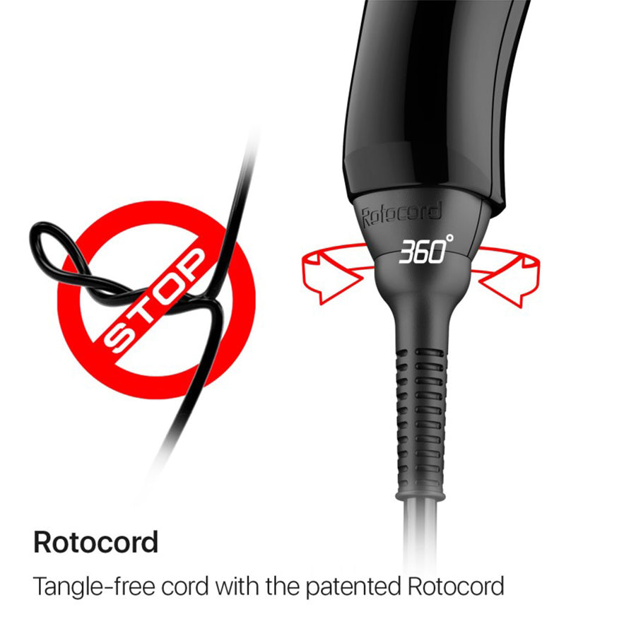 Secador de pelo Valera 8500 ionic 2000W Rotocord negro noche
