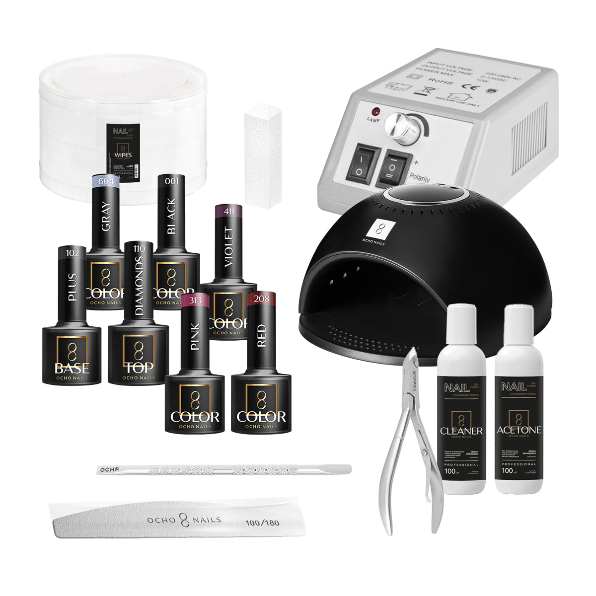 OCHO NAILS kit de inicio híbrido 2